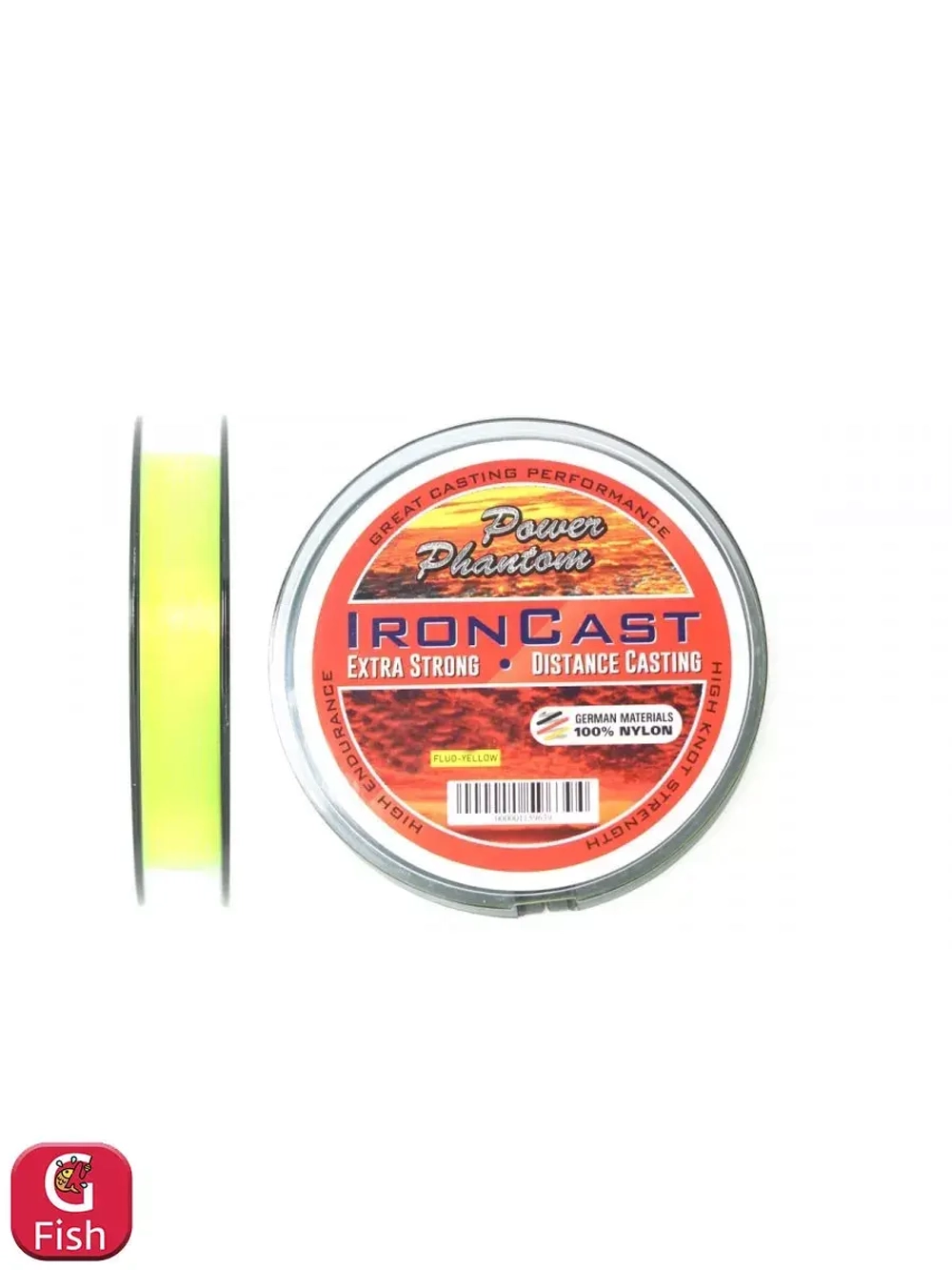 Леска монофильная для рыбалки Power Phantom IronCast CLEAR