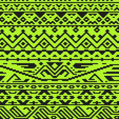 Зеленые индейские полосы