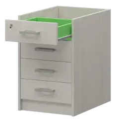 Корпус тумбы приставной АТ-07 Ясень шимо 440x600x740 Арго