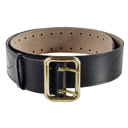 Ремень кожанный Prival офицерский №3, чёрный