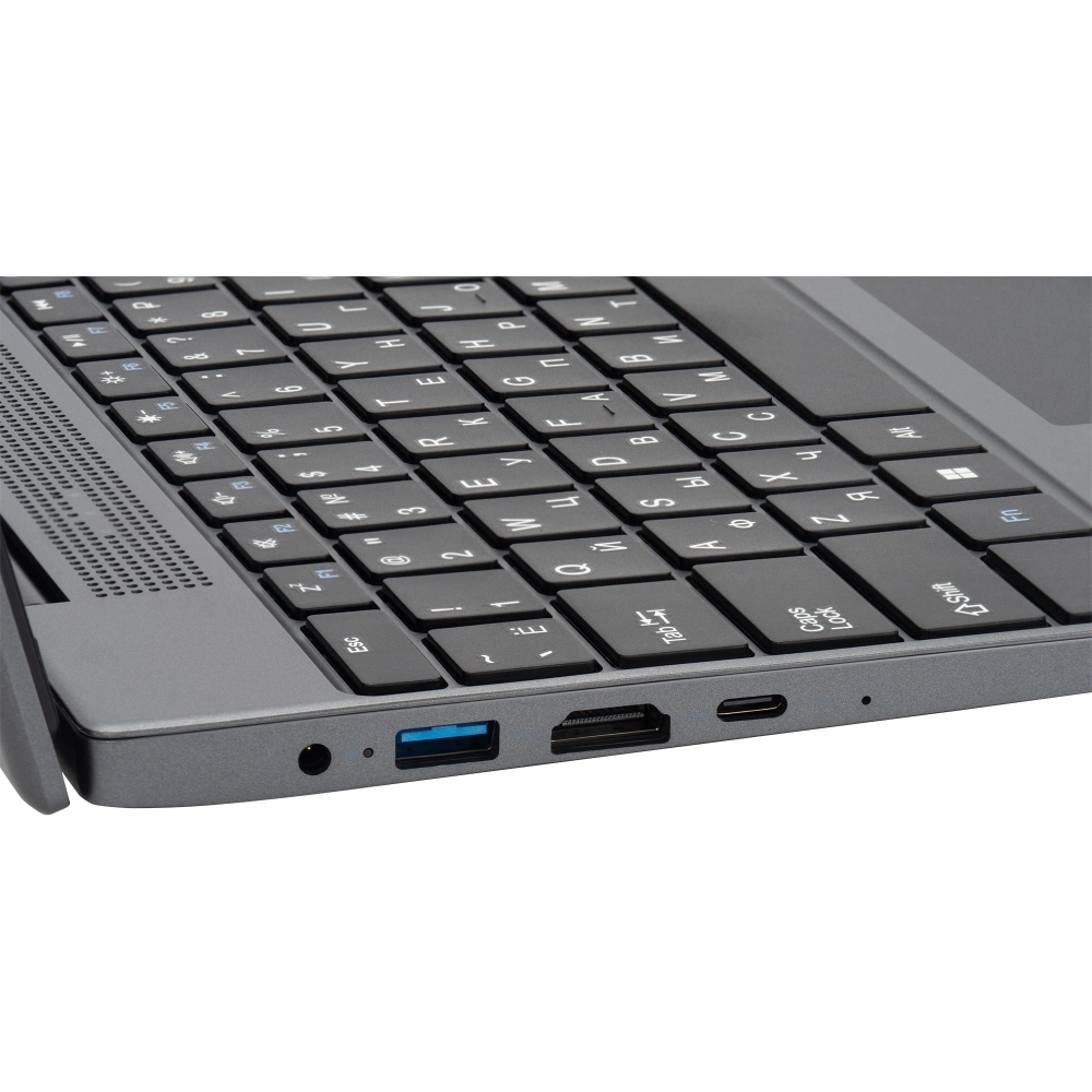 Ноутбук IRU Tactio 15PHR Ryzen 5 7430U 16Gb SSD512Gb AMD Radeon Graphics 15.6" IPS FHD (1920x1080) Windows 11 Pro 64 black WiFi BT Cam 4000mAh (2150148)