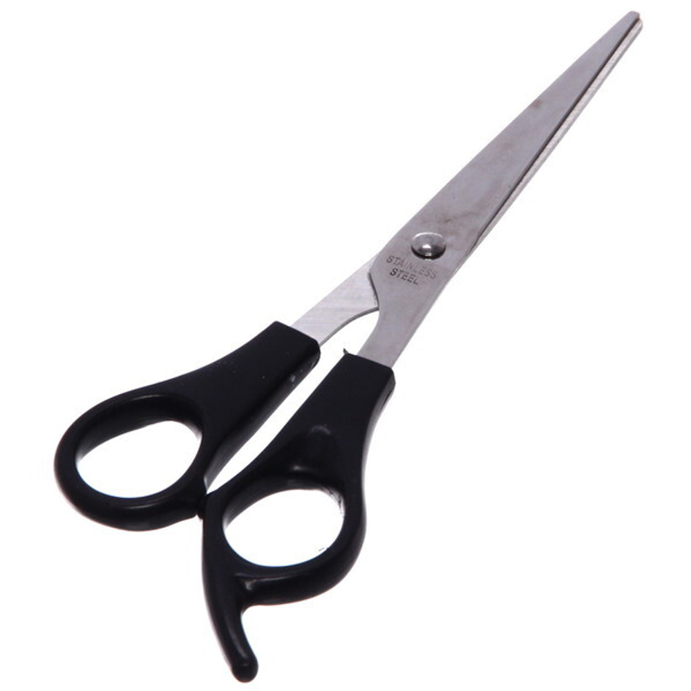 Ножницы для стрижки волос прямые, с упором,16см