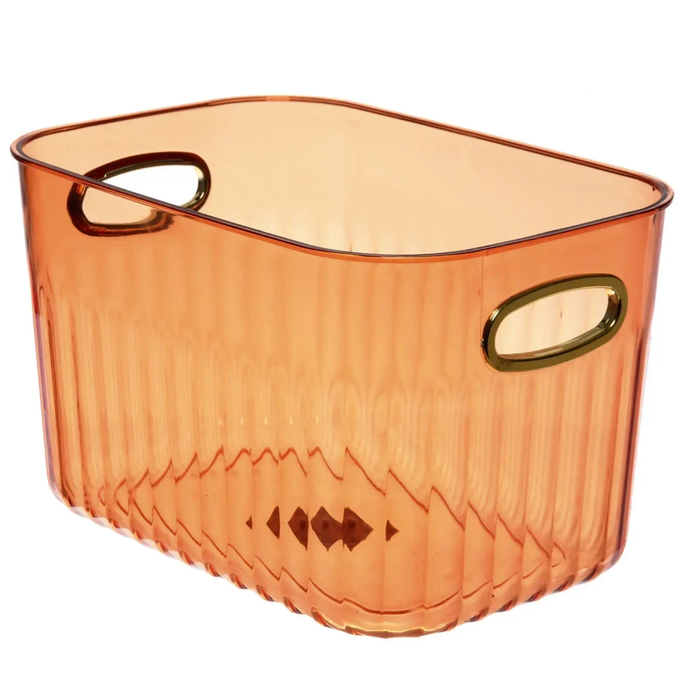 Контейнер для хранения «ЛАМИНГТОН», цвет охра, 24*16.8*15см