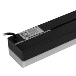 Линейный светодиодный светильник ЭРА SML-11-WB-65K-B24 24Вт 6500K 3000Лм 600x70x55 черный подвесной | Светильники линейные для ритейла