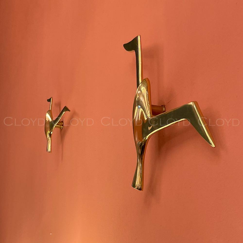 Декор настенный Cloyd арт.50158 / шир. 12 см - латунь / серия 1634