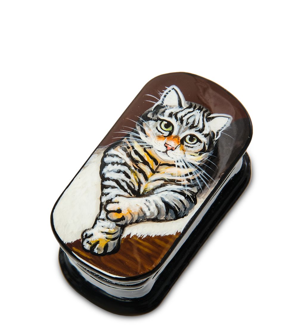 ШК-55/192-A Шкатулка «Котик» исп. Земина