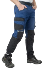 Брюки Brodeks KS302 , синий/черный (54)