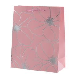 GAEM Пакет подарочный M (бумага 210г/м2, блок 12шт), L26 W12 H32 см, 5в.