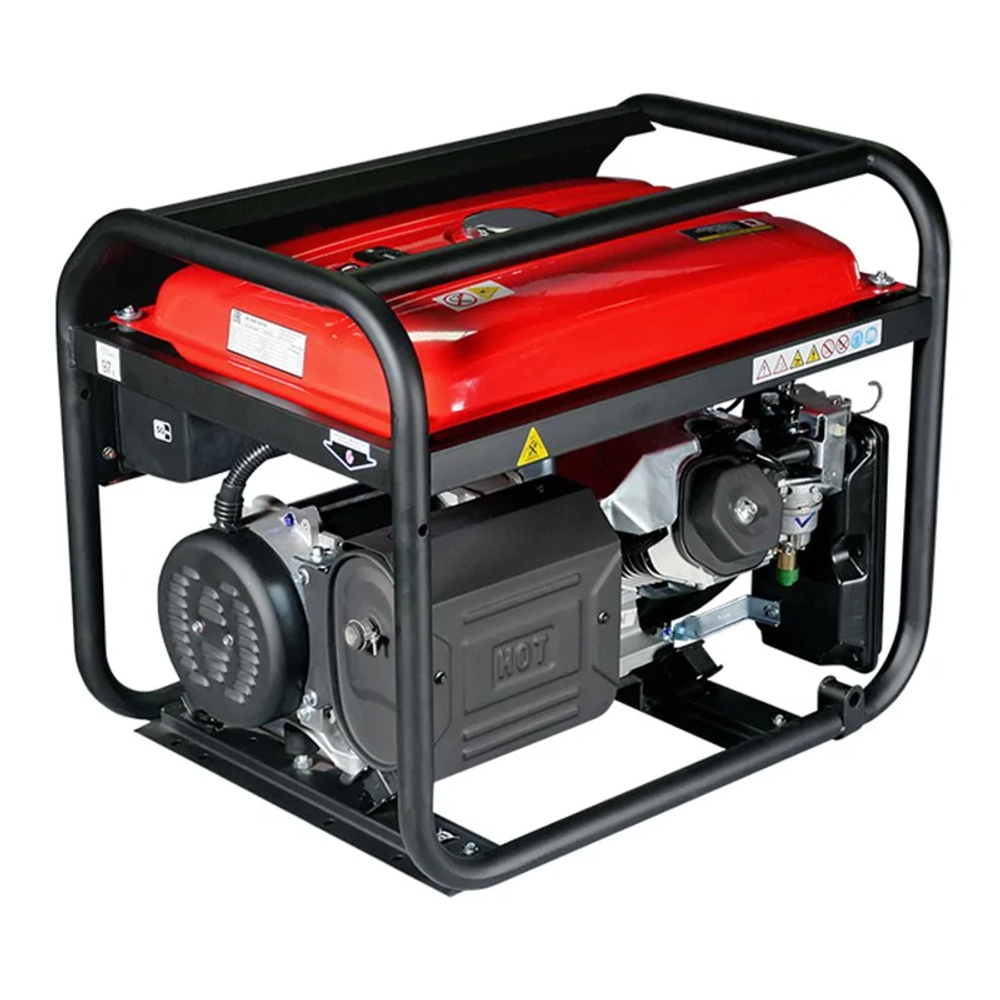 Бензиновый генератор FUBAG BS 7500 A ES с кожухом Geon 1400SS RAL 7024