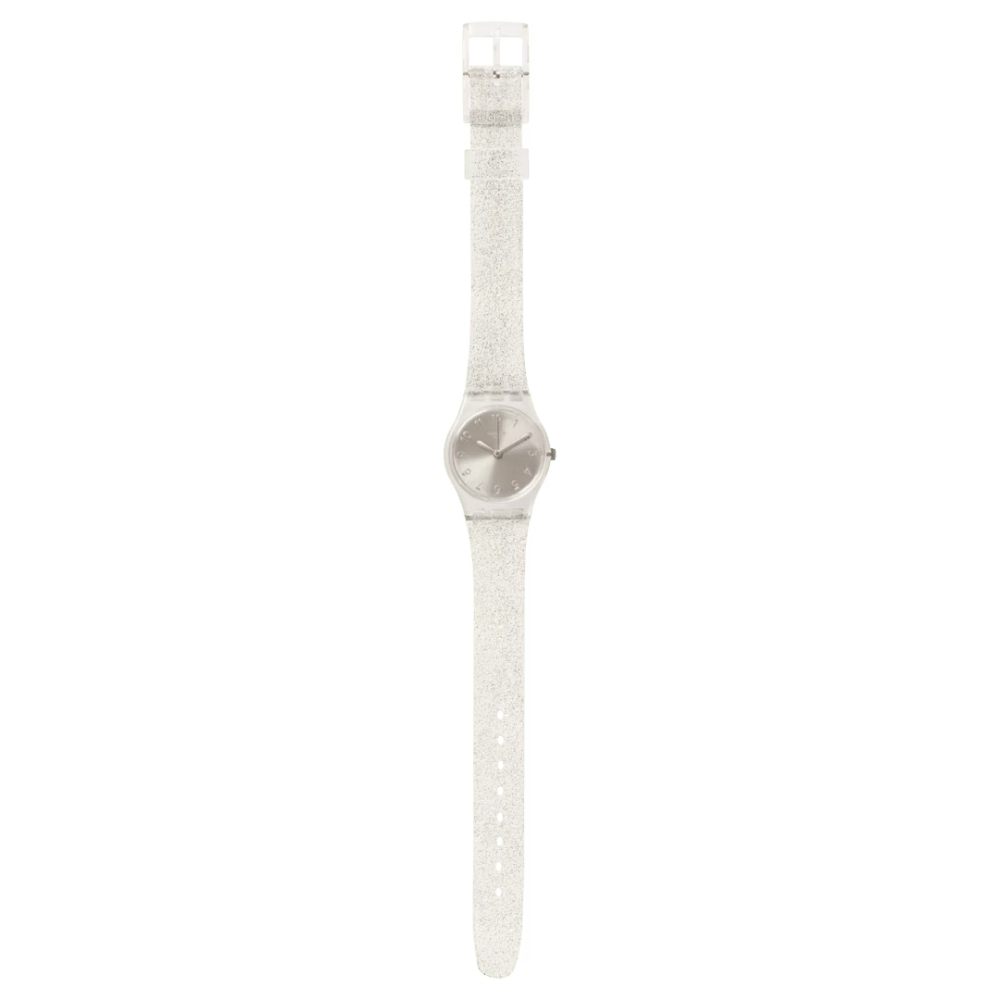 SILVER GLISTAR TOO Водонепроницаемый (waterproof) 3 бар Диаметр 25,00 мм Механизм: кварцевый - SWATCH