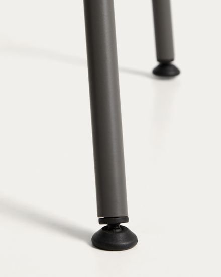 Уличный стул Surpika из пластика и графитовой стали