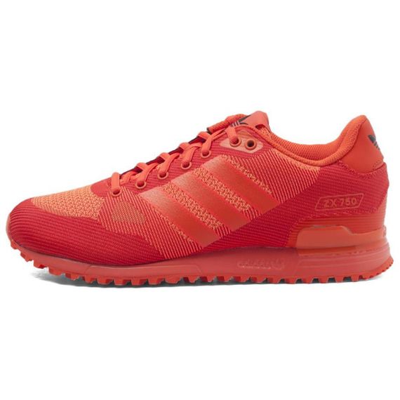 Кроссовки adidas originals ZX 750 - это универсальный верх Красного цвета.
