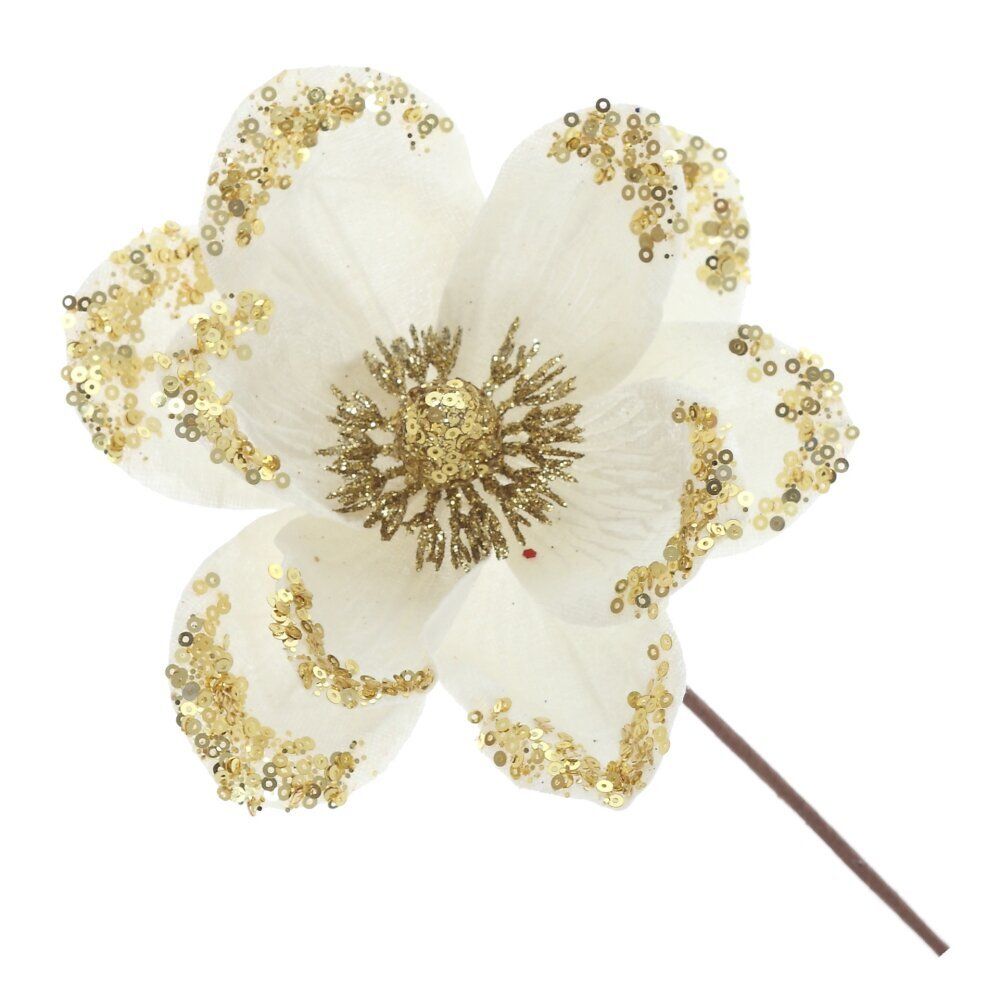 GAEM Цветок искусственный "Магнолия", L15 W15 H25 см, 5в.