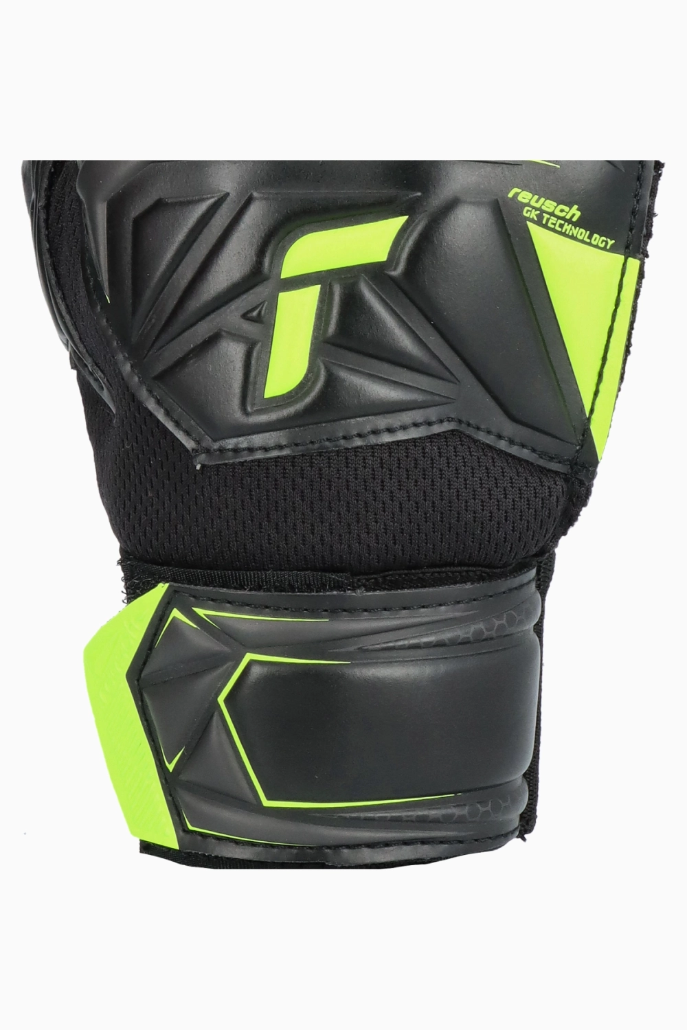 Вратарские перчатки Reusch Attrakt Starter Solid Finger Support Junior - черный