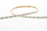 Лента светодиодная SMD тёпло-белая DC24V 9, 6W/m 3000K 600Lm/m 120д/м CRI>95 IP20,  упаковка 5 метров,  ширина 8мм,  высота 2мм,  самоклейкая