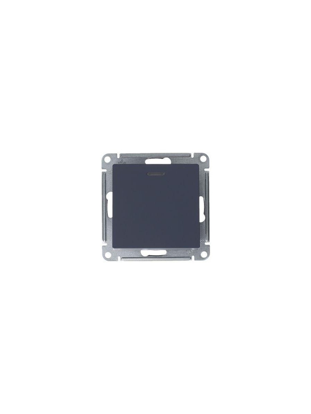 Выключатель 1-кл. СП AtlasDesign 10А IP20 (сх. 1а) 10AX с подсветкой механизм грифель SE ATN000713