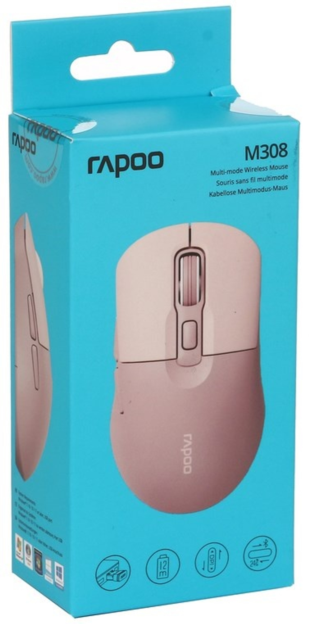 Мышь Rapoo 13182 розовый