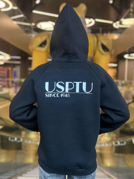 Толстовка с принтом на спине «Мой УГНТУ»