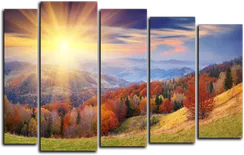 Модульная картина "Русский лес"