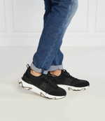 Кожаные кроссовки blaze monogram kc knit mix Karl Lagerfeld - черный(KL52440)