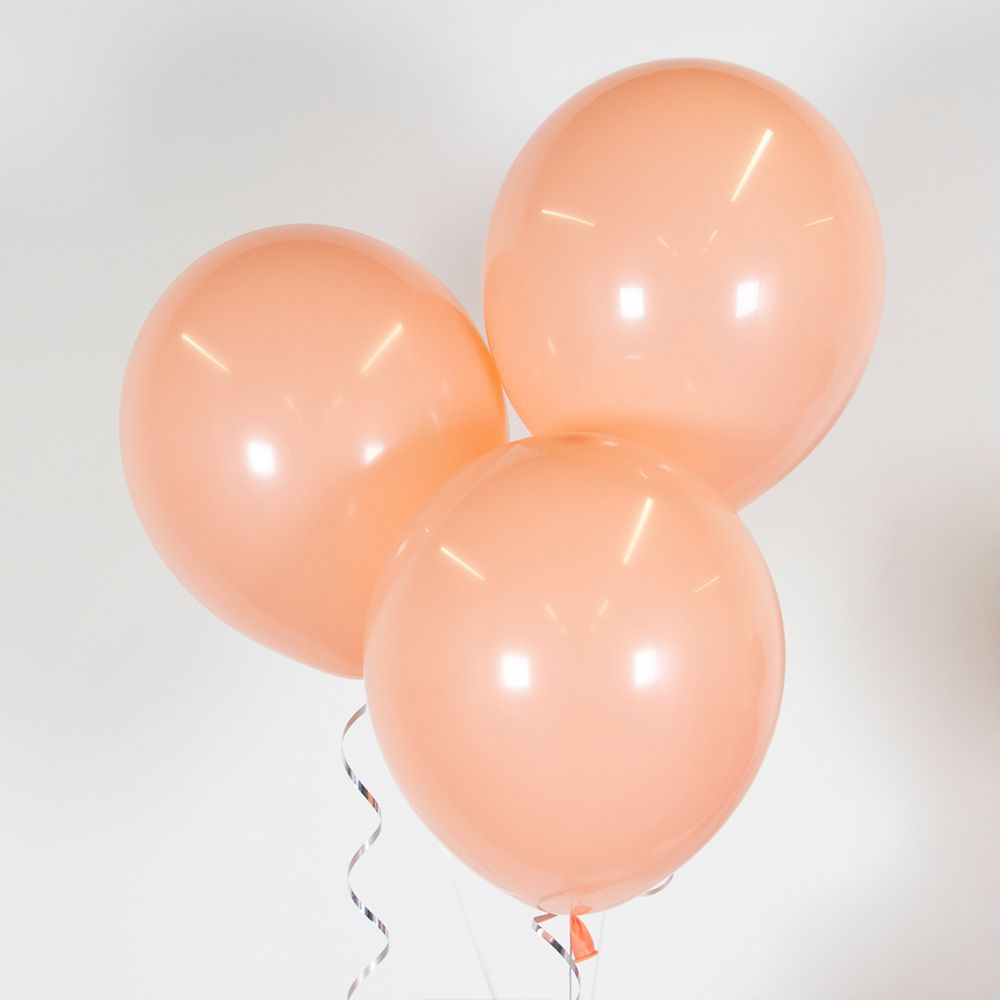 Шар (12''/30 см) Персиковый, пастель, 100 шт.