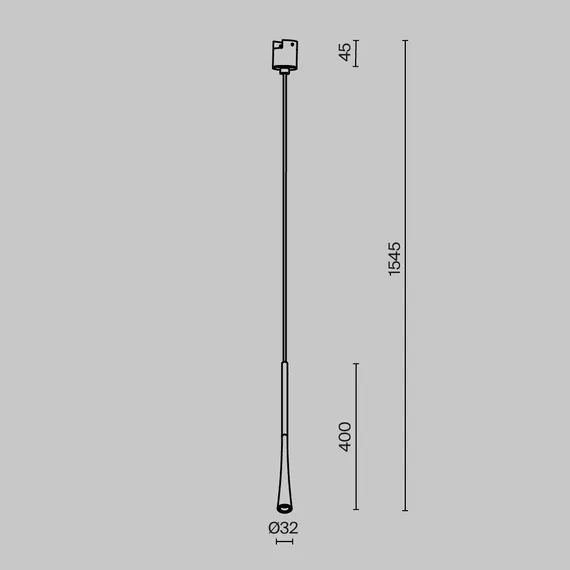 Трековый светильник Стан / Waist Elasity 3000К 7Вт 38° Technical tr167-1-7w3k-m-b
