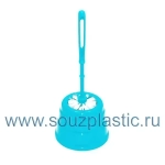 Ерш туалетный Пирамида бирюзовый