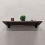 Настенные полки из натурального дерева в стиле Лофт