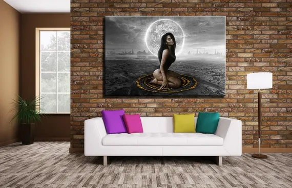 Постер "Девушка в дюнах"