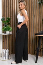 Брюки льняные Мэрлин (черные) Б13952-7М LT Collection