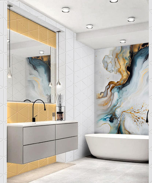 Панель ПВХ фотопечать 3D Panda Сириус 2700х250 мм