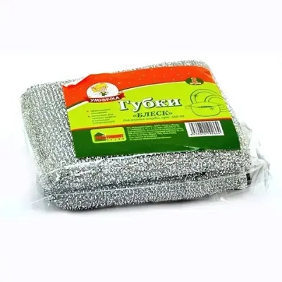Губка д/посуды БЛЕСК Умничка 2шт.