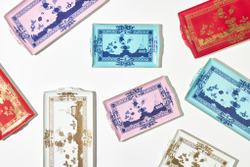 Поднос прямоугольный Oriente Italiano Azalea (33.3 x 17.7 см)