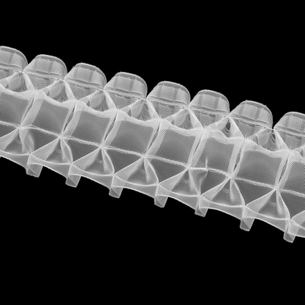 Шторная лента Oz-Is арт. 4442 МР, коэф сборки 1:2,5, цвет прозрачный (ширина 100 mm)