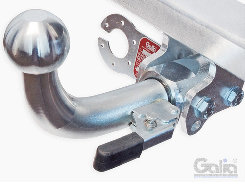 Оцинкованный фаркоп на Kia Venga 2010-2017 (без электрики), Galia K035C