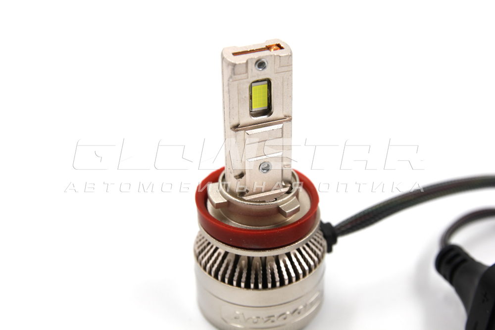 Светодиодные лампы Aozoom P6 H8/H11 с вентилятором, 12V 55W 6000Lm (комплект, 2шт)