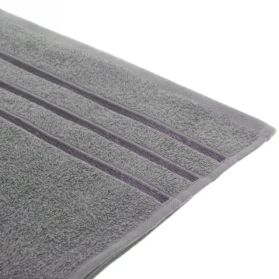 Полотенце махровое 50*90см «LUNA» цвет серый 10330 плотность 360гр/м2