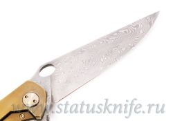 Нож Чебуркова Ворон "Golden Raven" Дамаск Карбон Лимитированныйфотография - 6