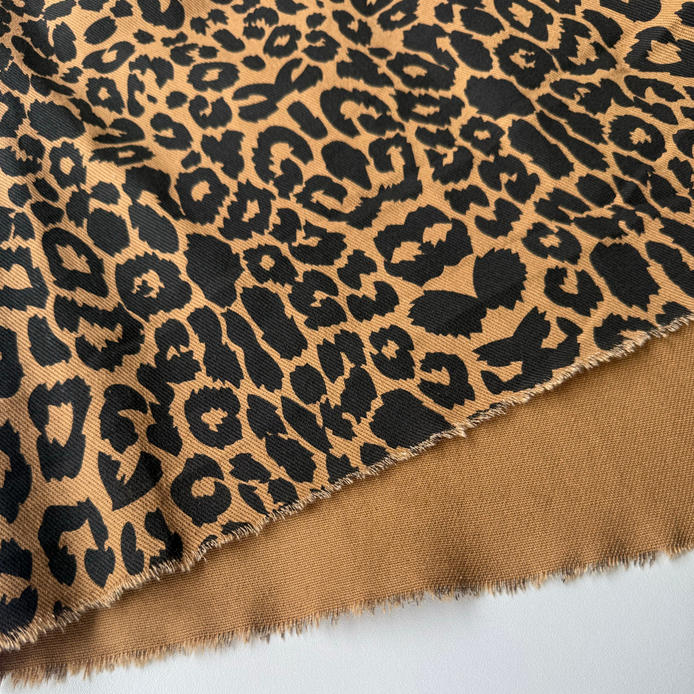 Джинса хлопковая Лео (фон корица)