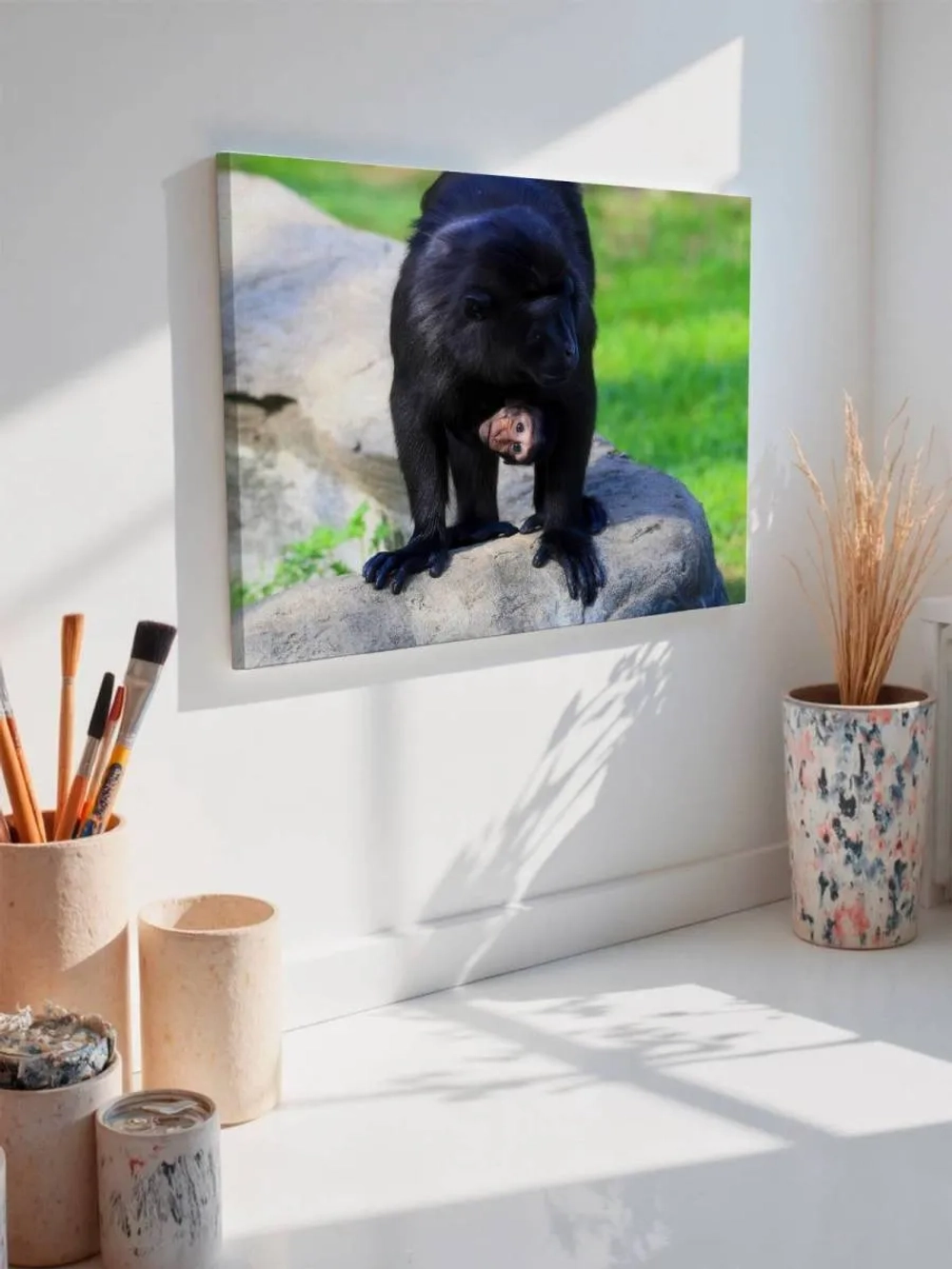 Картина на стену 40 X 50 Обезьяны