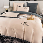 Комплект постельного белья Сатин-Шелк Я IN LOVE LV014