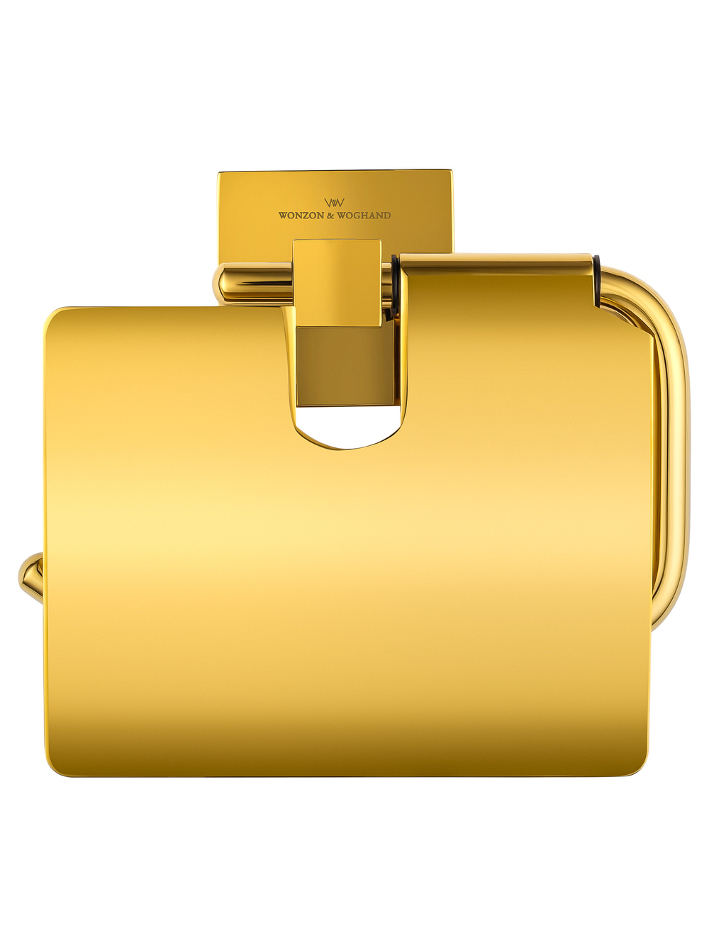 Держатель для туалетной бумаги с крышкой WONZON & WOGHAND POLO, Темное золото (WW-8926-DG)