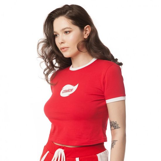 Кроп ЮНОСТЬ КФС х Ю. «Спайси» (Красный)