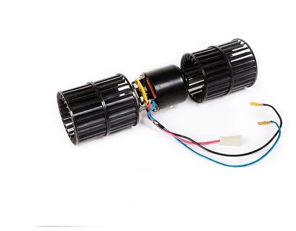 Мотор отопителя а/м ГАЗ, ПАЗ в сборе с 2 вентиляторами (24В, 90Вт)(20шт в кор)