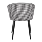 Стул Bradex Home Paola тёмно-серый с жаккардом