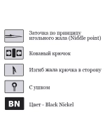 Крючки для рыбалки Saikyo KH-10026 Chinu Ring BN