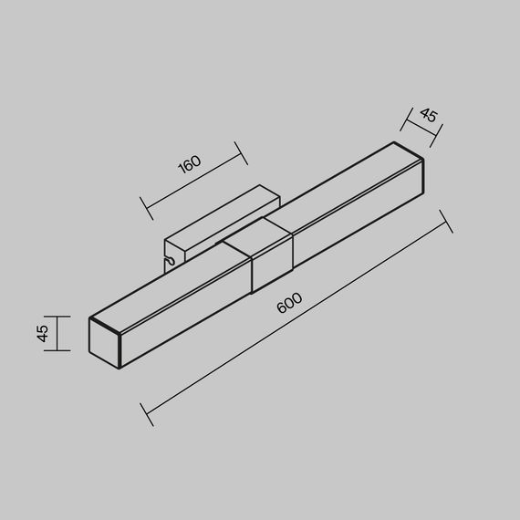 Подсветка для зеркал Maytoni Glanz MIR006WL-L12CH