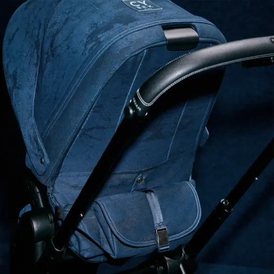 Коляска 2 в 1 Cybex Priam 4 Rebellious Luxury Denim Blue