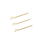 Невидимки волнистые золотые IPARIKMAHER 50 мм 50 шт