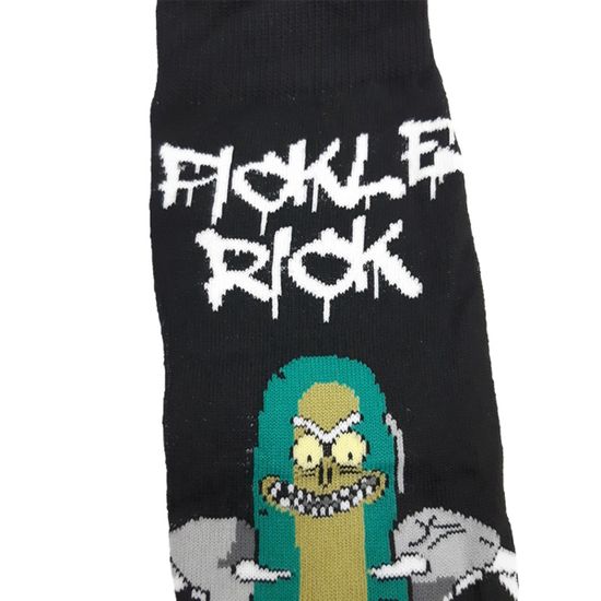 Носки Рик и Морти Рик - супер-огурчик, р-р 36-42 (черный)